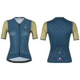 Jersey Ciclismo M/C Mujer GW Liberte Alpes Azul